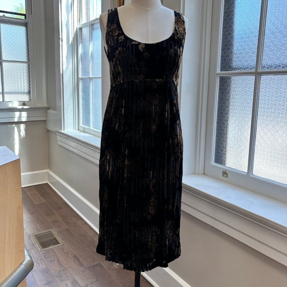 Crushed Velvet Oliver Strelli Evening Dress